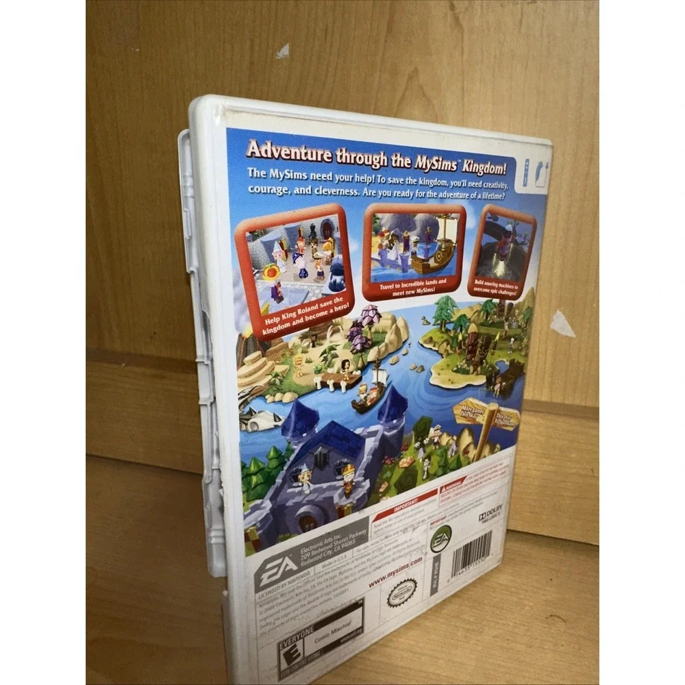 MySims Kingdom (Nintendo Wii, 2008)/ CIB/ TESTED AND WORKS